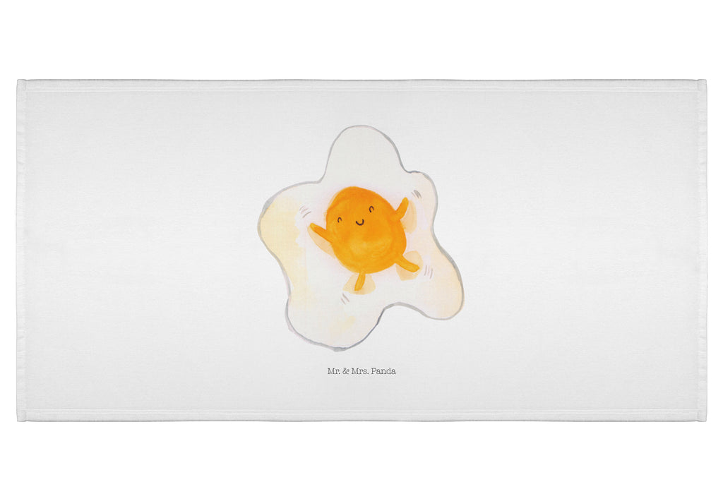 50 x 100 Handtuch Spiegelei Handtuch, Badehandtuch, Badezimmer, Handtücher, groß, Kinder, Baby, Tiermotive, Gute Laune, lustige Sprüche, Tiere, Ei, Spiegelei, Schön, Tag, Glücklich, Liebe