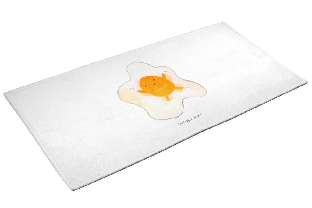 50 x 100 Handtuch Spiegelei Handtuch, Badehandtuch, Badezimmer, Handtücher, groß, Kinder, Baby, Tiermotive, Gute Laune, lustige Sprüche, Tiere, Ei, Spiegelei, Schön, Tag, Glücklich, Liebe
