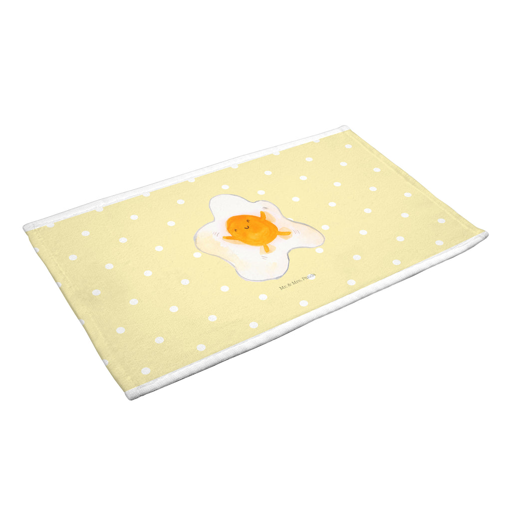50 x 100 Handtuch Spiegelei Handtuch, Badehandtuch, Badezimmer, Handtücher, groß, Kinder, Baby, Tiermotive, Gute Laune, lustige Sprüche, Tiere, Ei, Spiegelei, Schön, Tag, Glücklich, Liebe