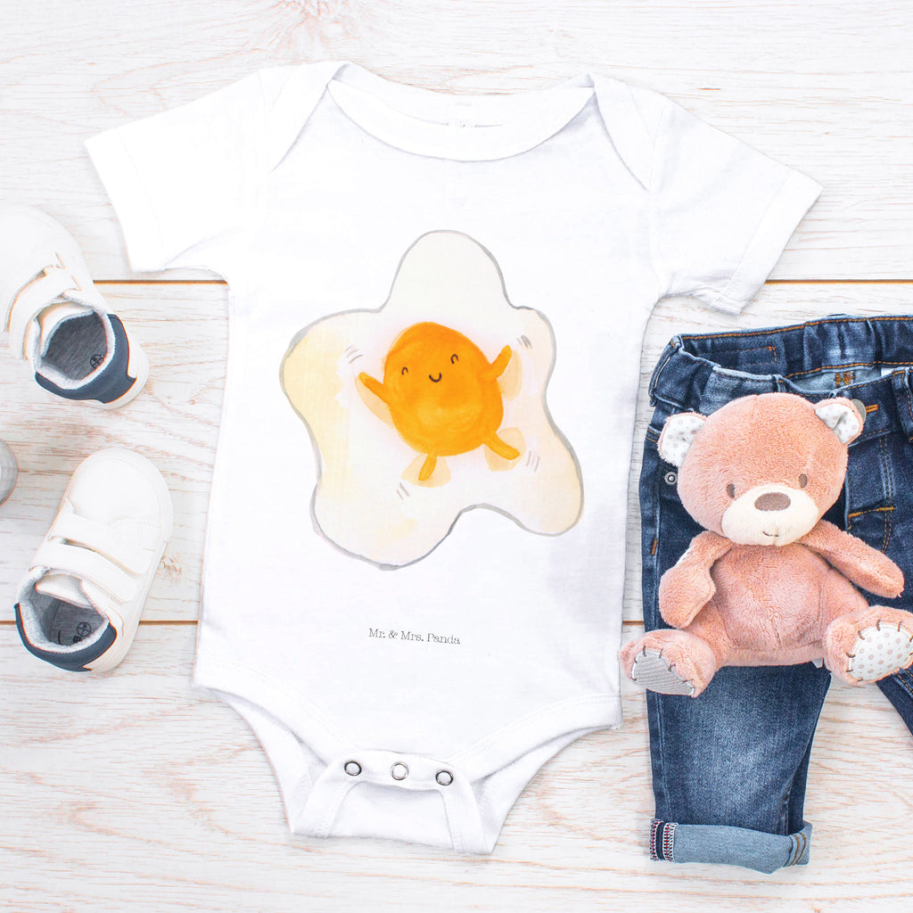 Organic Baby Body Spiegelei Babykleidung, Babystrampler, Strampler, Wickelbody, Baby Erstausstattung, Junge, Mädchen, Tiermotive, Gute Laune, lustige Sprüche, Tiere, Ei, Spiegelei, Schön, Tag, Glücklich, Liebe