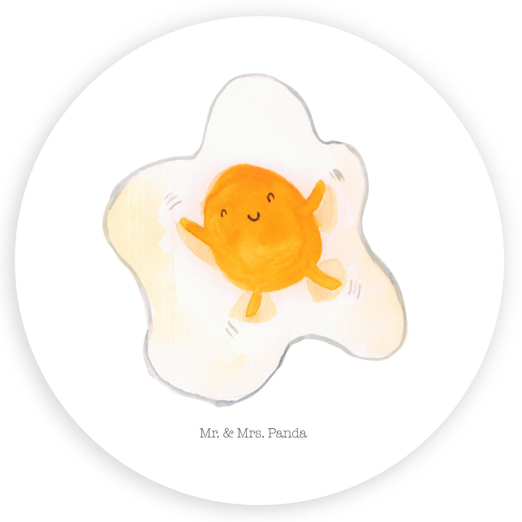 40mm Rund Aufkleber Spiegelei Sticker, Aufkleber, Etikett, Tiermotive, Gute Laune, lustige Sprüche, Tiere, Ei, Spiegelei, Schön, Tag, Glücklich, Liebe