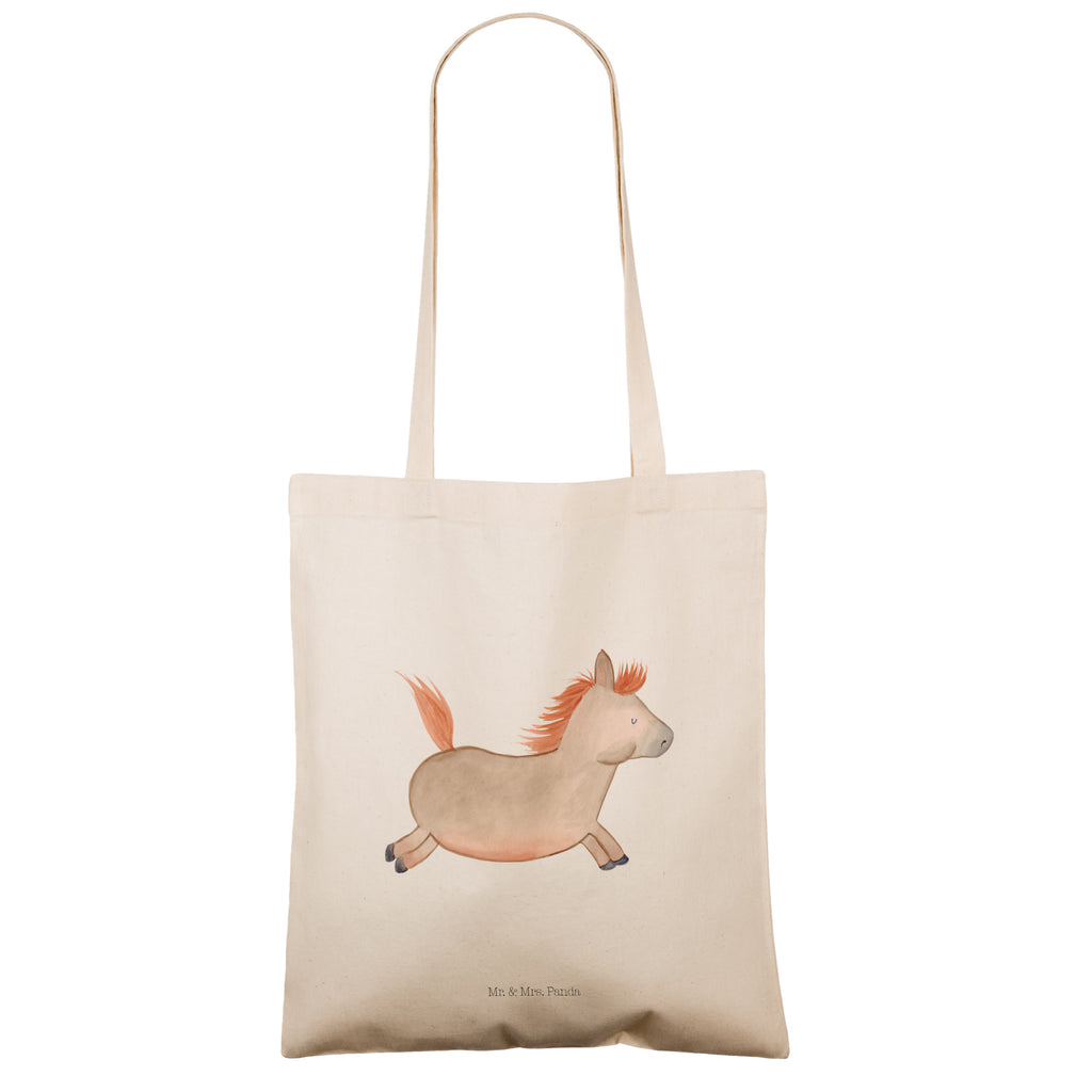 Tragetasche Pferd springt Beuteltasche, Beutel, Einkaufstasche, Jutebeutel, Stoffbeutel, Bauernhof, Hoftiere, Landwirt, Landwirtin, Pferd, Pony, Pferde, Stall, Pferdestall, ausreiten, reiten, Pferdebesitzer