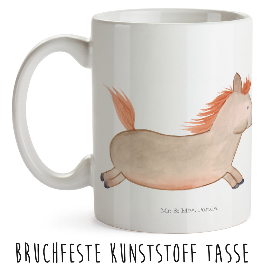 Kindertasse Pferd springt Kunststoff Tasse, Kindergarten, Tasse, Trinkbecher, Camping Becher, Kaffeetasse, Kunststoffbecher, Kindergartenbecher, Outdoorgeschirr, Kunststoffgeschirr, Reisebecher, Reisetasse, Kinderbecher, Bauernhof, Hoftiere, Landwirt, Landwirtin, Pferd, Pony, Pferde, Stall, Pferdestall, ausreiten, reiten, Pferdebesitzer