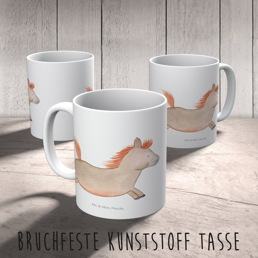 Kindertasse Pferd springt Kunststoff Tasse, Kindergarten, Tasse, Trinkbecher, Camping Becher, Kaffeetasse, Kunststoffbecher, Kindergartenbecher, Outdoorgeschirr, Kunststoffgeschirr, Reisebecher, Reisetasse, Kinderbecher, Bauernhof, Hoftiere, Landwirt, Landwirtin, Pferd, Pony, Pferde, Stall, Pferdestall, ausreiten, reiten, Pferdebesitzer