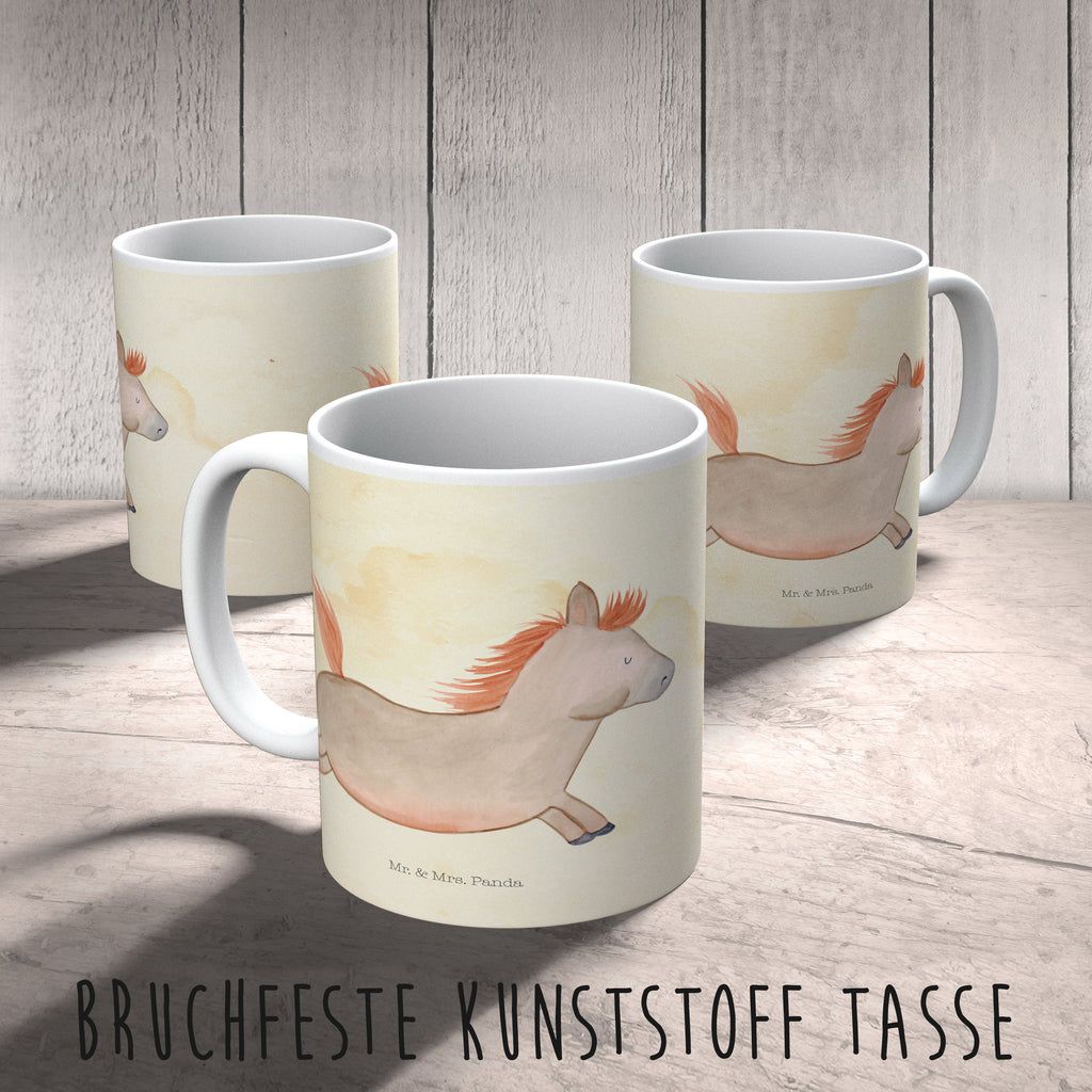 Kindertasse Pferd springt Kunststoff Tasse, Kindergarten, Tasse, Trinkbecher, Camping Becher, Kaffeetasse, Kunststoffbecher, Kindergartenbecher, Outdoorgeschirr, Kunststoffgeschirr, Reisebecher, Reisetasse, Kinderbecher, Bauernhof, Hoftiere, Landwirt, Landwirtin, Pferd, Pony, Pferde, Stall, Pferdestall, ausreiten, reiten, Pferdebesitzer
