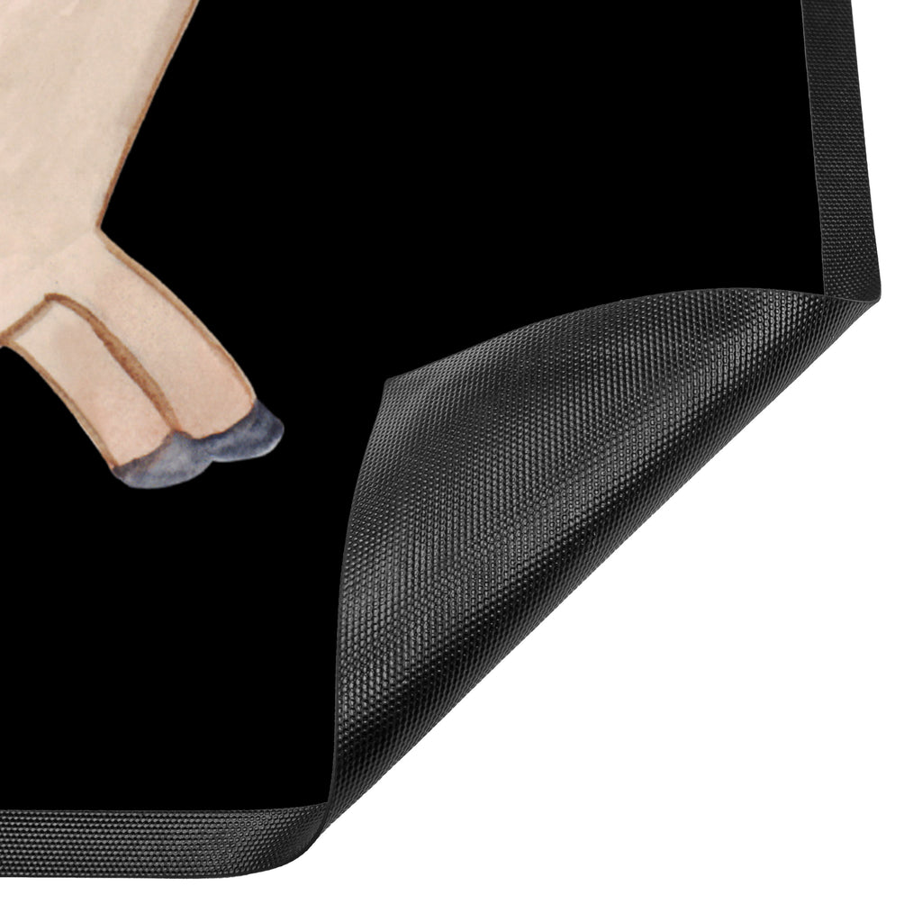 Fußmatte Pferd springt Pferd, Pony, Pferde, Stall, Pferdestall, ausreiten, reiten, Pferdebesitzer Türvorleger, Schmutzmatte, Fußabtreter, Matte, Schmutzfänger, Fußabstreifer, Schmutzfangmatte, Türmatte, Motivfußmatte,  Haustürmatte, Vorleger  Bauernhof, Hoftiere, Landwirt, Landwirtin