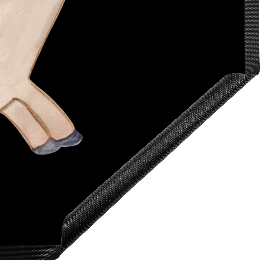 Fußmatte Pferd springt Pferd, Pony, Pferde, Stall, Pferdestall, ausreiten, reiten, Pferdebesitzer Türvorleger, Schmutzmatte, Fußabtreter, Matte, Schmutzfänger, Fußabstreifer, Schmutzfangmatte, Türmatte, Motivfußmatte,  Haustürmatte, Vorleger  Bauernhof, Hoftiere, Landwirt, Landwirtin