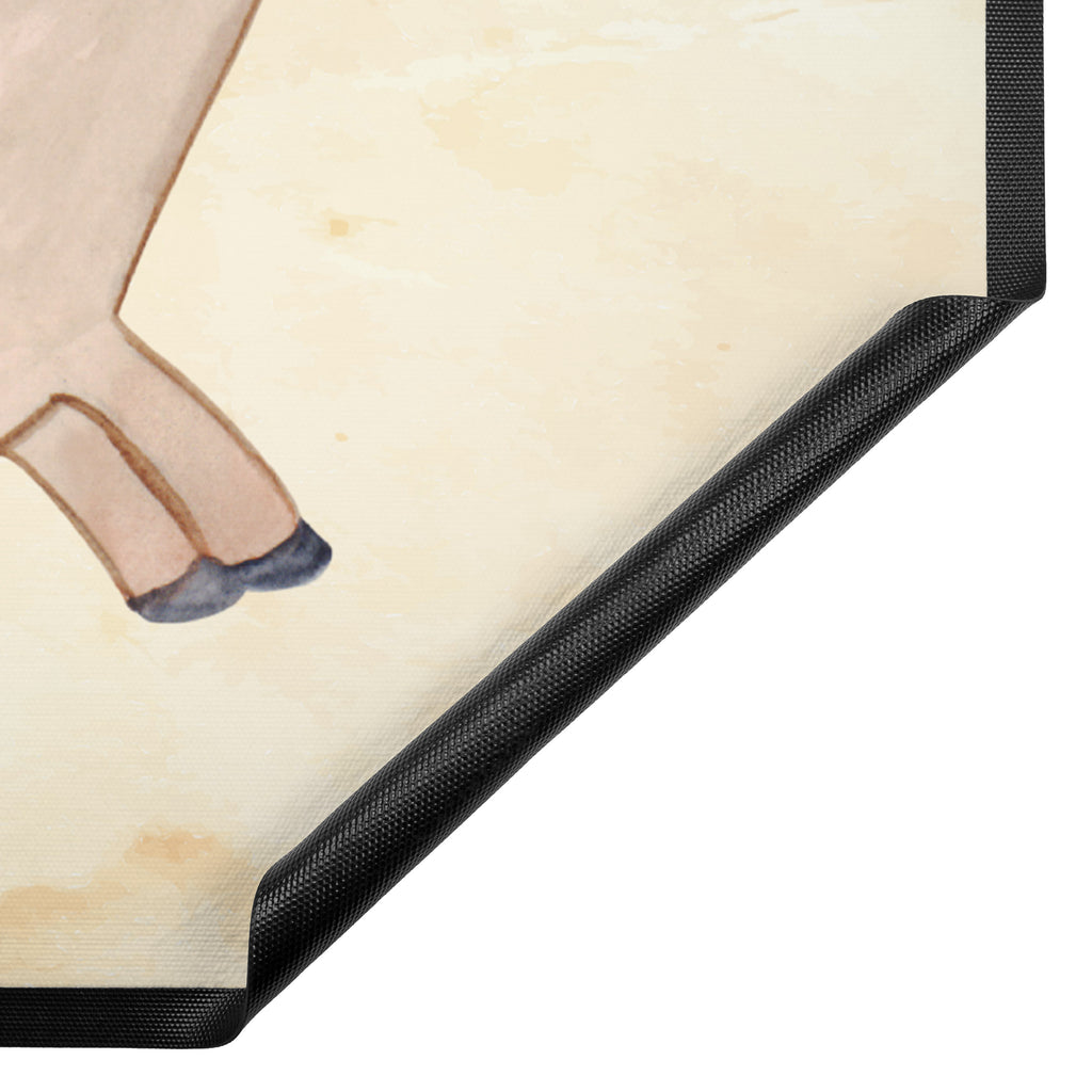 Fußmatte Pferd springt Pferd, Pony, Pferde, Stall, Pferdestall, ausreiten, reiten, Pferdebesitzer Türvorleger, Schmutzmatte, Fußabtreter, Matte, Schmutzfänger, Fußabstreifer, Schmutzfangmatte, Türmatte, Motivfußmatte,  Haustürmatte, Vorleger  Bauernhof, Hoftiere, Landwirt, Landwirtin