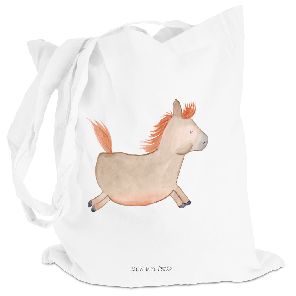 Tragetasche Pferd springt Beuteltasche, Beutel, Einkaufstasche, Jutebeutel, Stoffbeutel, Bauernhof, Hoftiere, Landwirt, Landwirtin, Pferd, Pony, Pferde, Stall, Pferdestall, ausreiten, reiten, Pferdebesitzer
