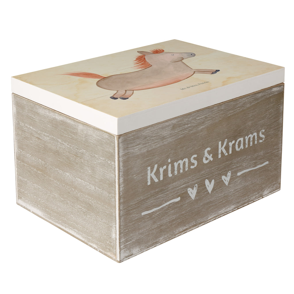 Holzkiste Pferd springt Holzkiste, Kiste, Schatzkiste, Truhe, Schatulle, XXL, Erinnerungsbox, Erinnerungskiste, Dekokiste, Aufbewahrungsbox, Bauernhof, Hoftiere, Landwirt, Landwirtin, Pferd, Pony, Pferde, Stall, Pferdestall, ausreiten, reiten, Pferdebesitzer