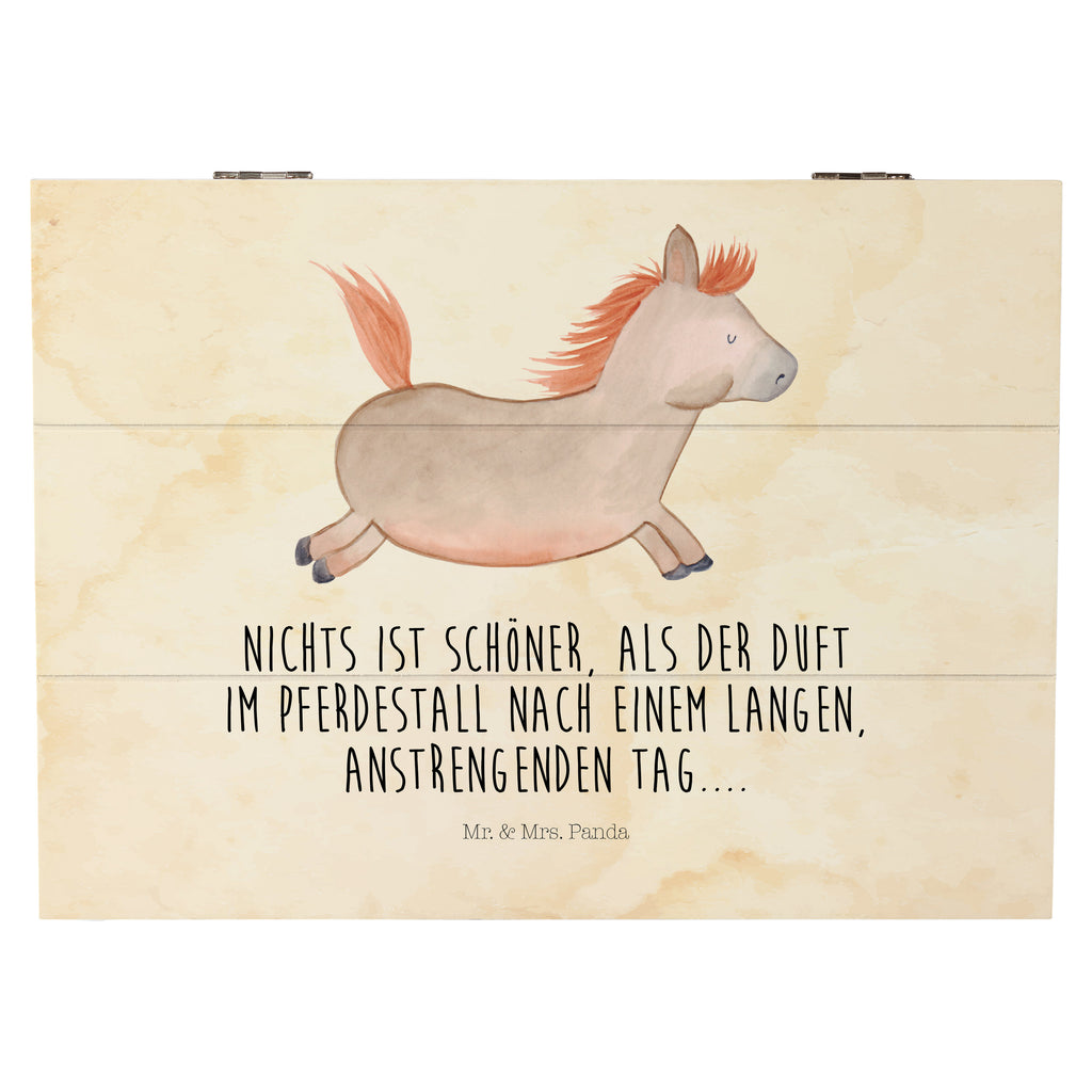 Holzkiste Pferd springt Holzkiste, Kiste, Schatzkiste, Truhe, Schatulle, XXL, Erinnerungsbox, Erinnerungskiste, Dekokiste, Aufbewahrungsbox, Bauernhof, Hoftiere, Landwirt, Landwirtin, Pferd, Pony, Pferde, Stall, Pferdestall, ausreiten, reiten, Pferdebesitzer