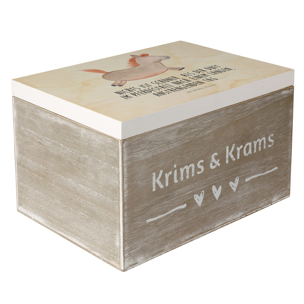Holzkiste Pferd springt Holzkiste, Kiste, Schatzkiste, Truhe, Schatulle, XXL, Erinnerungsbox, Erinnerungskiste, Dekokiste, Aufbewahrungsbox, Bauernhof, Hoftiere, Landwirt, Landwirtin, Pferd, Pony, Pferde, Stall, Pferdestall, ausreiten, reiten, Pferdebesitzer