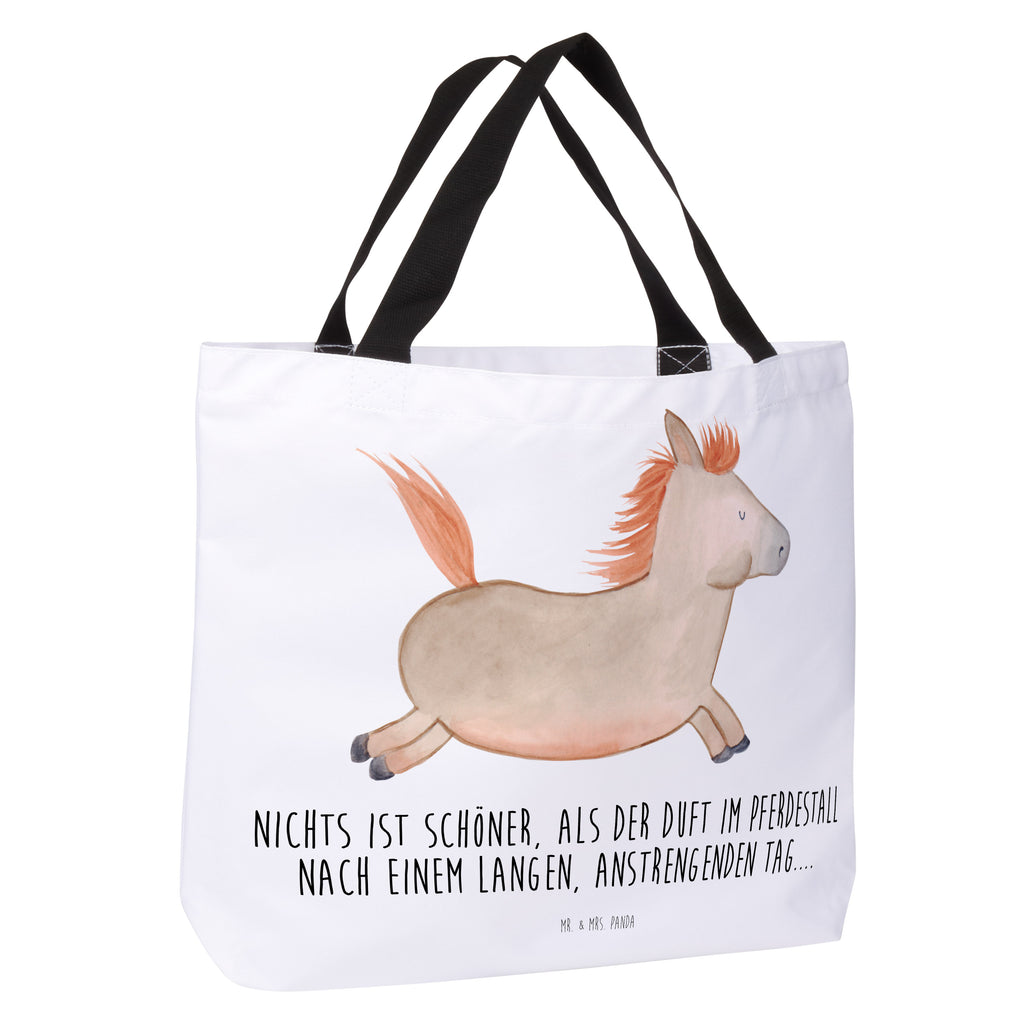 Shopper Pferd springt Beutel, Einkaufstasche, Tasche, Strandtasche, Einkaufsbeutel, Shopper, Schultasche, Freizeittasche, Tragebeutel, Schulbeutel, Alltagstasche, Bauernhof, Hoftiere, Landwirt, Landwirtin, Pferd, Pony, Pferde, Stall, Pferdestall, ausreiten, reiten, Pferdebesitzer