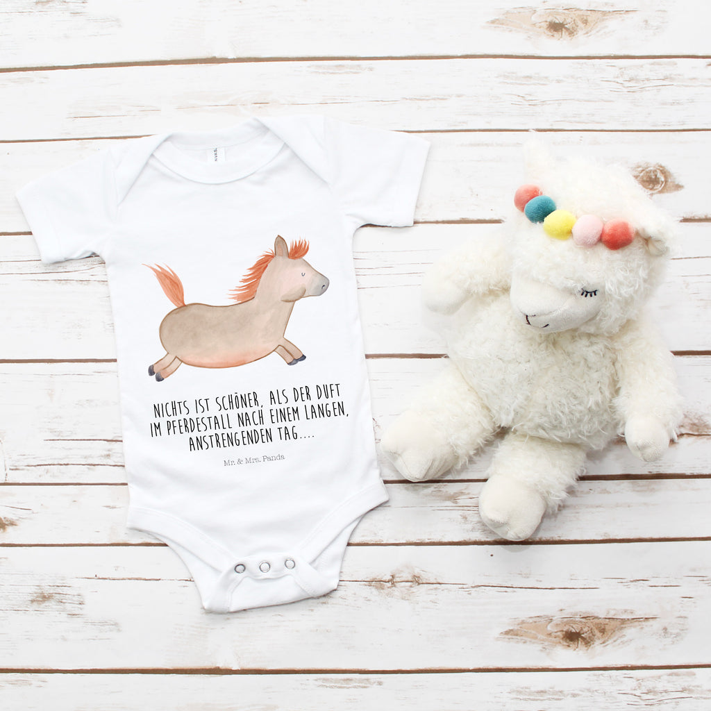 Organic Baby Body Pferd springt Babykleidung, Babystrampler, Strampler, Wickelbody, Baby Erstausstattung, Junge, Mädchen, Bauernhof, Hoftiere, Landwirt, Landwirtin, Pferd, Pony, Pferde, Stall, Pferdestall, ausreiten, reiten, Pferdebesitzer