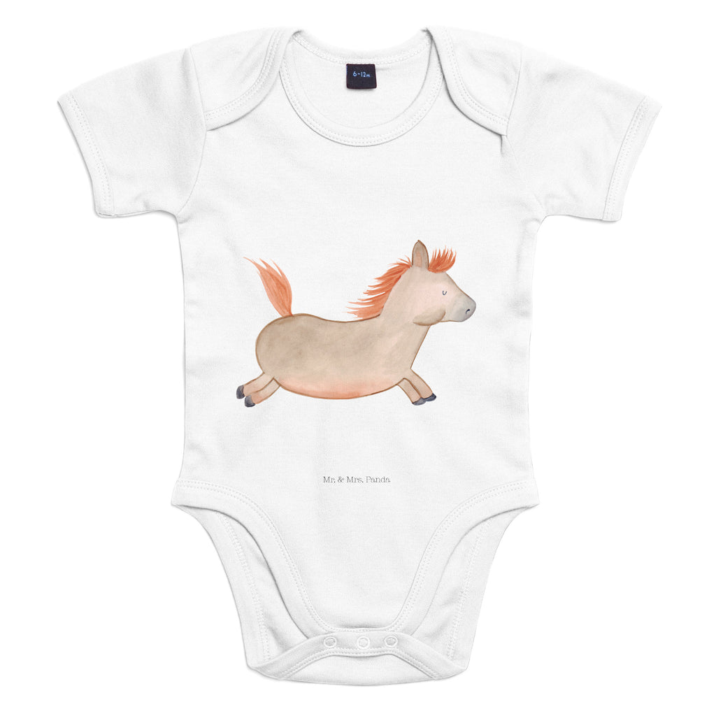 Organic Baby Body Pferd springt Babykleidung, Babystrampler, Strampler, Wickelbody, Baby Erstausstattung, Junge, Mädchen, Bauernhof, Hoftiere, Landwirt, Landwirtin, Pferd, Pony, Pferde, Stall, Pferdestall, ausreiten, reiten, Pferdebesitzer
