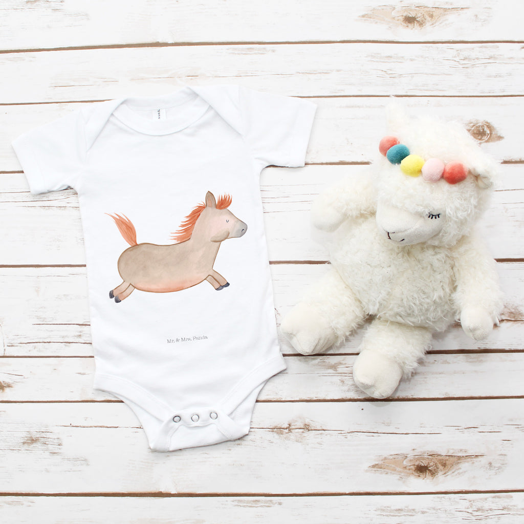 Organic Baby Body Pferd springt Babykleidung, Babystrampler, Strampler, Wickelbody, Baby Erstausstattung, Junge, Mädchen, Bauernhof, Hoftiere, Landwirt, Landwirtin, Pferd, Pony, Pferde, Stall, Pferdestall, ausreiten, reiten, Pferdebesitzer