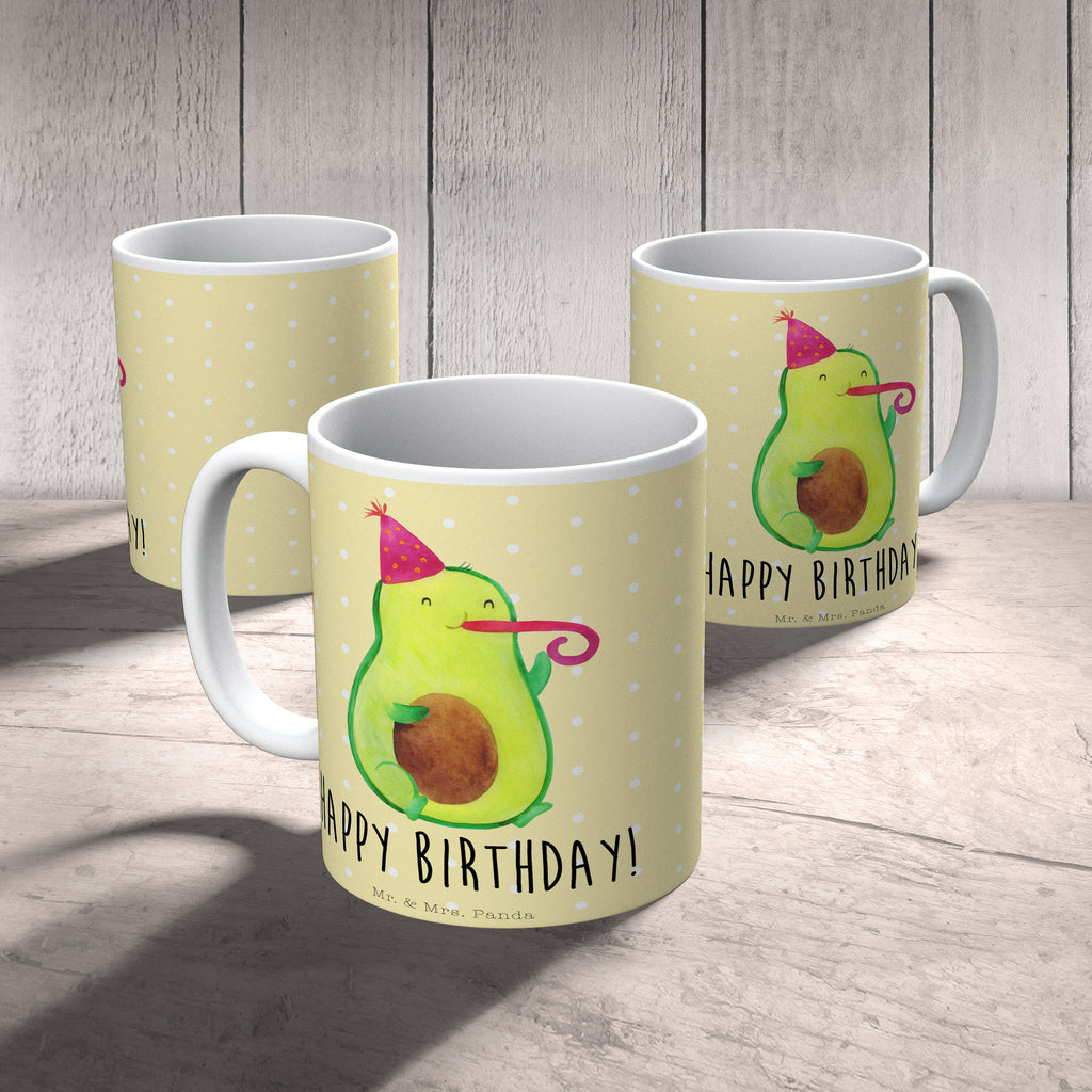 Tasse Avocado Birthday  Becher, Kaffeetasse, Kaffeebecher, Tee, Frühstück, Büro  Avocado, Veggie, Vegan, Gesund