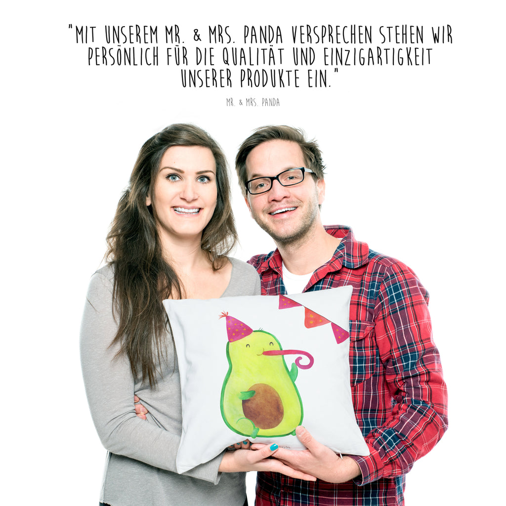 40x40 Kissen Avocado Birthday Kissenhülle, Kopfkissen, Sofakissen, Dekokissen, Motivkissen, Avocado, Veggie, Vegan, Gesund