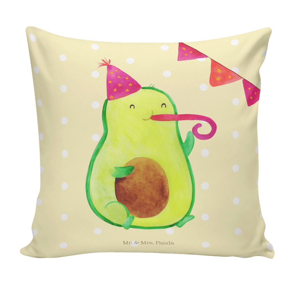 40x40 Kissen Avocado Birthday Kissenhülle, Kopfkissen, Sofakissen, Dekokissen, Motivkissen, Avocado, Veggie, Vegan, Gesund