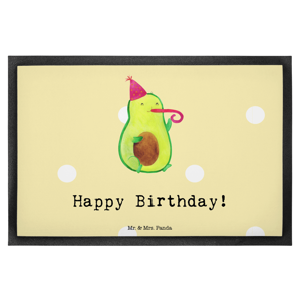 Fußmatte Avocado Birthday  Türvorleger, Schmutzmatte, Fußabtreter, Matte, Schmutzfänger, Fußabstreifer, Schmutzfangmatte, Türmatte, Motivfußmatte,  Haustürmatte, Vorleger  Avocado, Veggie, Vegan, Gesund