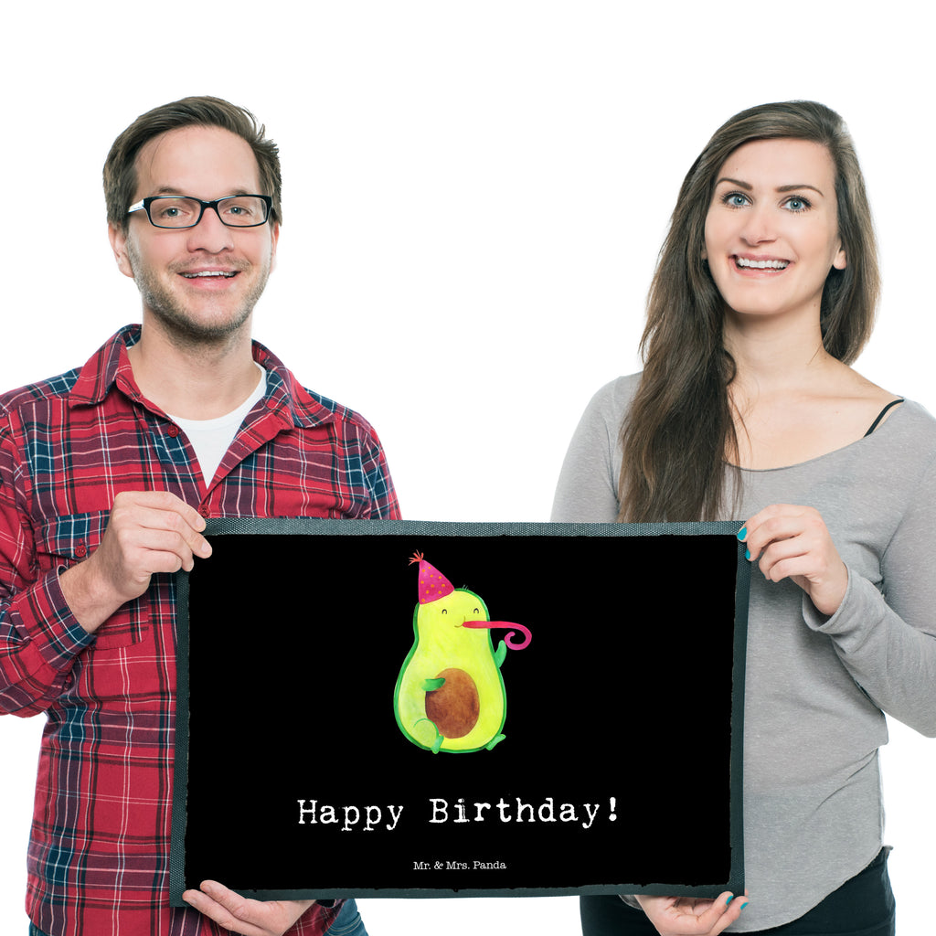 Fußmatte Avocado Birthday  Türvorleger, Schmutzmatte, Fußabtreter, Matte, Schmutzfänger, Fußabstreifer, Schmutzfangmatte, Türmatte, Motivfußmatte,  Haustürmatte, Vorleger  Avocado, Veggie, Vegan, Gesund