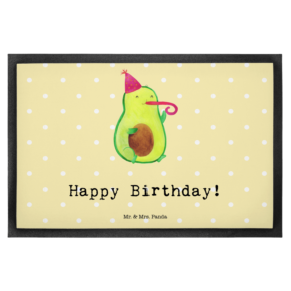 Fußmatte Avocado Birthday  Türvorleger, Schmutzmatte, Fußabtreter, Matte, Schmutzfänger, Fußabstreifer, Schmutzfangmatte, Türmatte, Motivfußmatte,  Haustürmatte, Vorleger  Avocado, Veggie, Vegan, Gesund