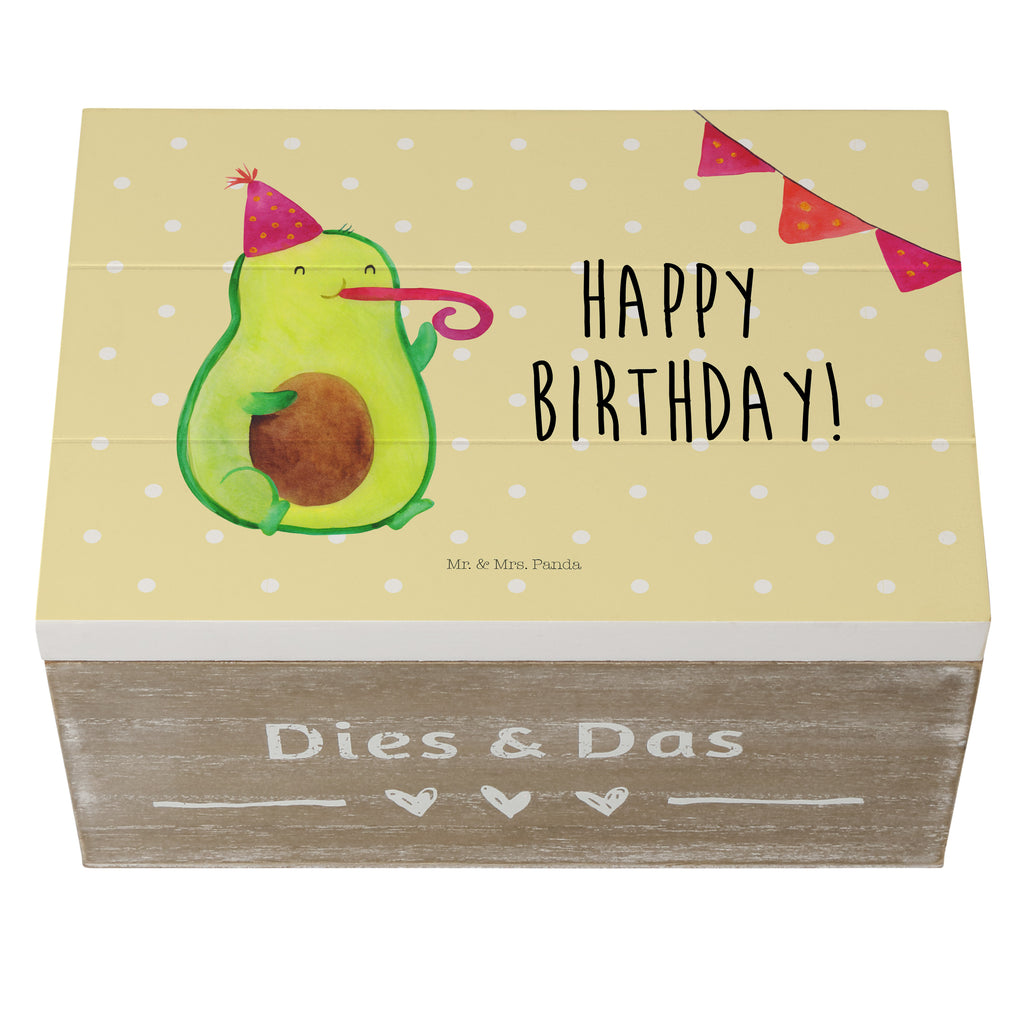 Holzkiste Avocado Birthday Holzkiste, Kiste, Schatzkiste, Truhe, Schatulle, XXL, Erinnerungsbox, Erinnerungskiste, Dekokiste, Aufbewahrungsbox, Avocado, Veggie, Vegan, Gesund