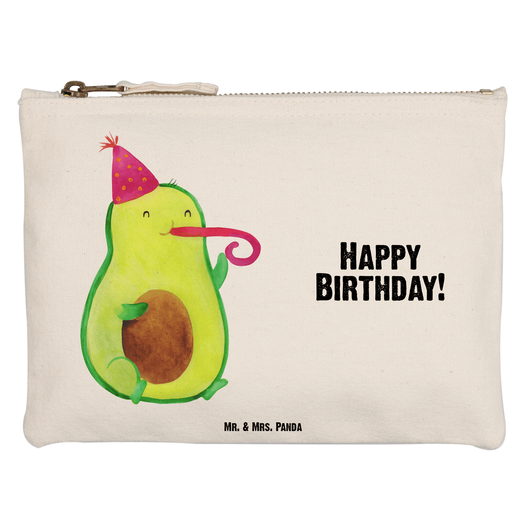 Schminktasche Avocado Birthday Schminktasche, Kosmetiktasche, Kosmetikbeutel, Stiftemäppchen, Etui, Federmappe, Makeup, XXL, Schminketui, Kosmetiketui, Schlamperetui, Avocado, Veggie, Vegan, Gesund