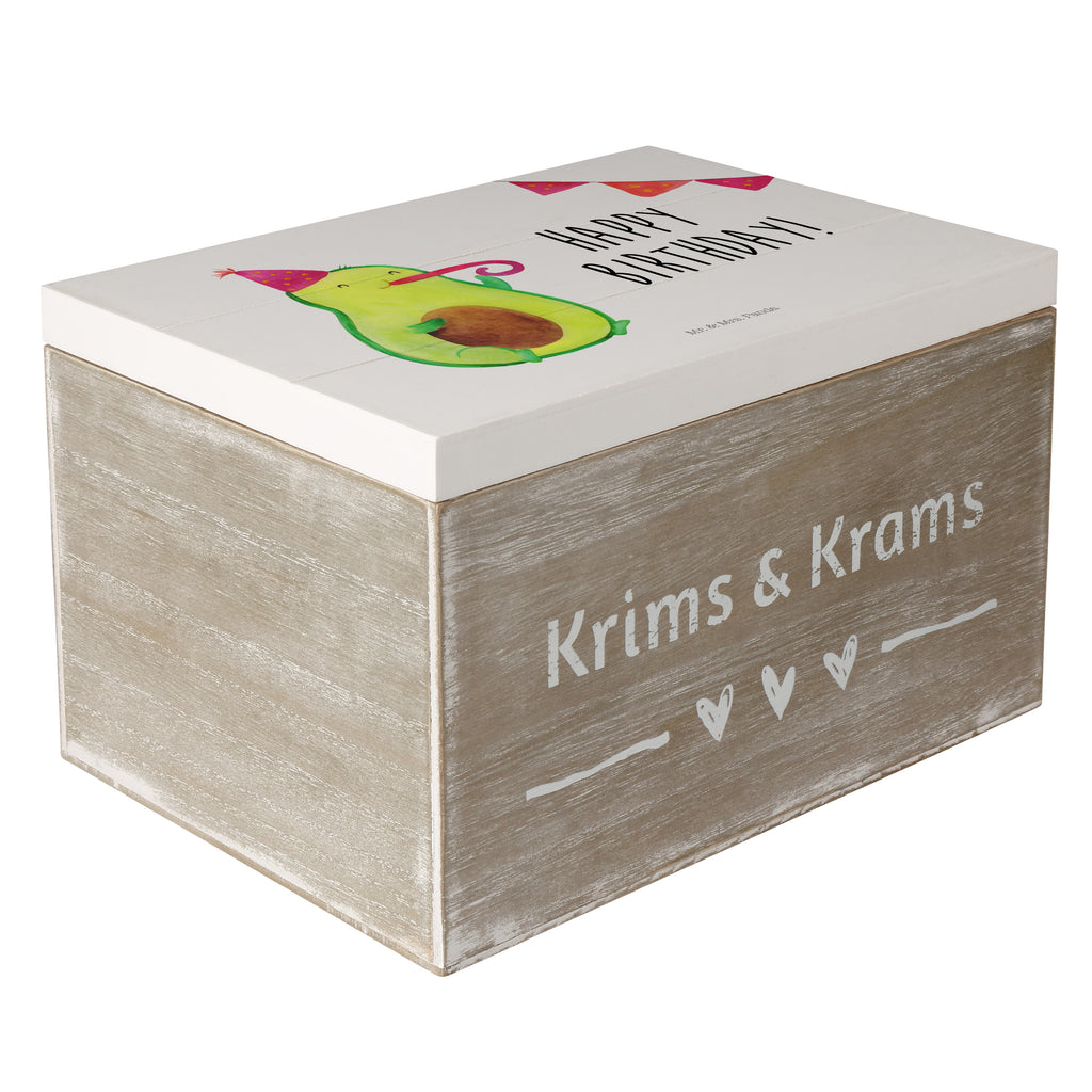 Holzkiste Avocado Birthday Holzkiste, Kiste, Schatzkiste, Truhe, Schatulle, XXL, Erinnerungsbox, Erinnerungskiste, Dekokiste, Aufbewahrungsbox, Avocado, Veggie, Vegan, Gesund