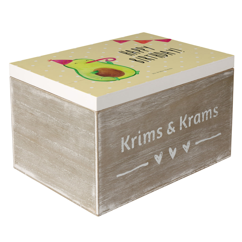 Holzkiste Avocado Birthday Holzkiste, Kiste, Schatzkiste, Truhe, Schatulle, XXL, Erinnerungsbox, Erinnerungskiste, Dekokiste, Aufbewahrungsbox, Avocado, Veggie, Vegan, Gesund