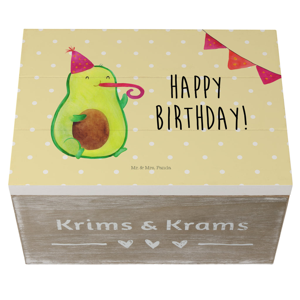 Holzkiste Avocado Birthday Holzkiste, Kiste, Schatzkiste, Truhe, Schatulle, XXL, Erinnerungsbox, Erinnerungskiste, Dekokiste, Aufbewahrungsbox, Avocado, Veggie, Vegan, Gesund