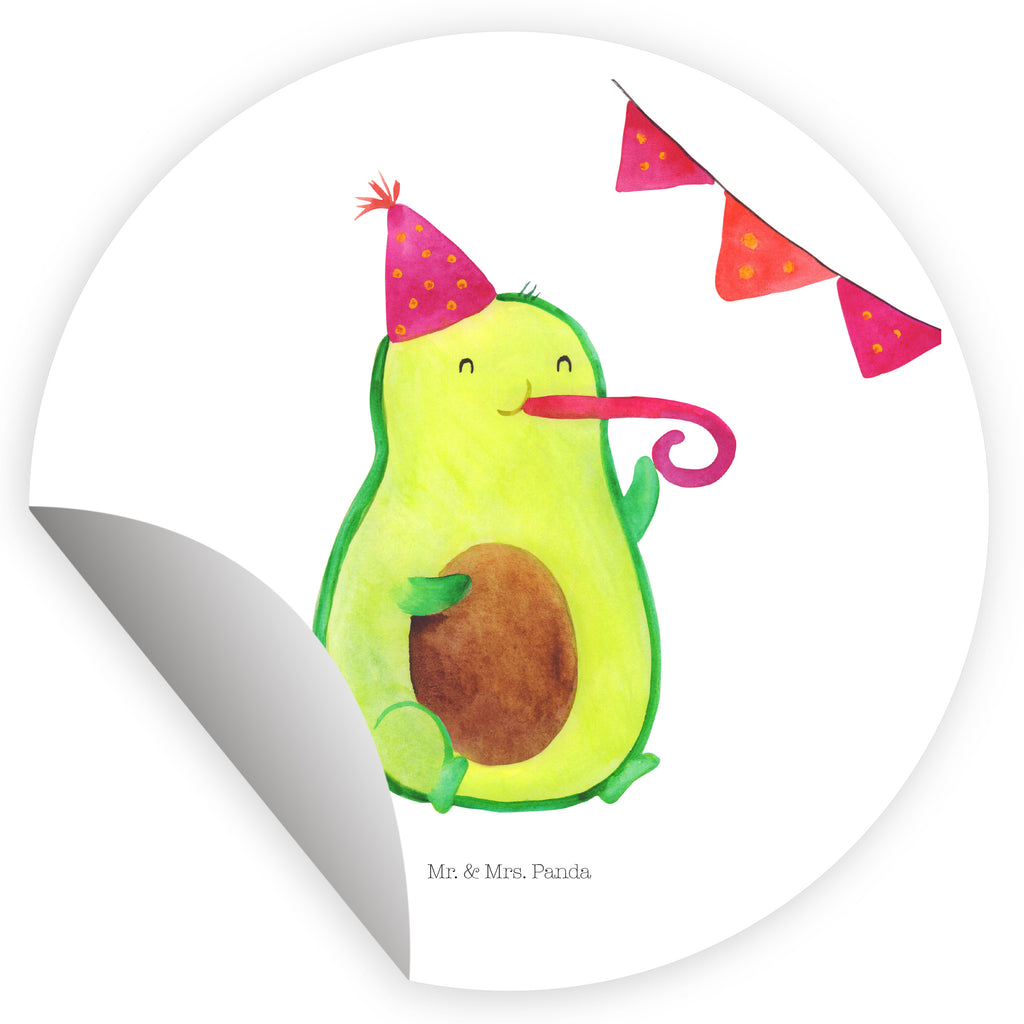 40mm Rund Aufkleber Avocado Birthday Sticker, Aufkleber, Etikett, Avocado, Veggie, Vegan, Gesund
