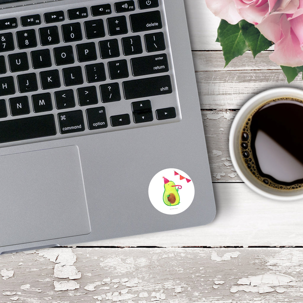 40mm Rund Aufkleber Avocado Birthday Sticker, Aufkleber, Etikett, Avocado, Veggie, Vegan, Gesund