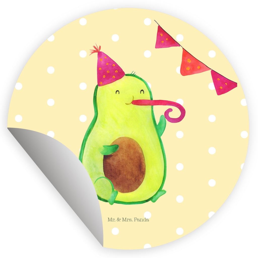 40mm Rund Aufkleber Avocado Birthday Sticker, Aufkleber, Etikett, Avocado, Veggie, Vegan, Gesund