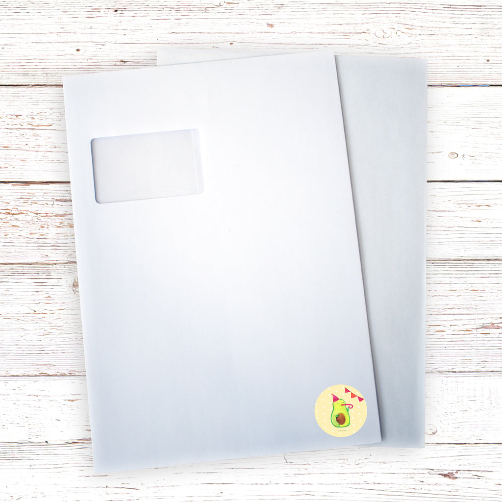 40mm Rund Aufkleber Avocado Birthday Sticker, Aufkleber, Etikett, Avocado, Veggie, Vegan, Gesund