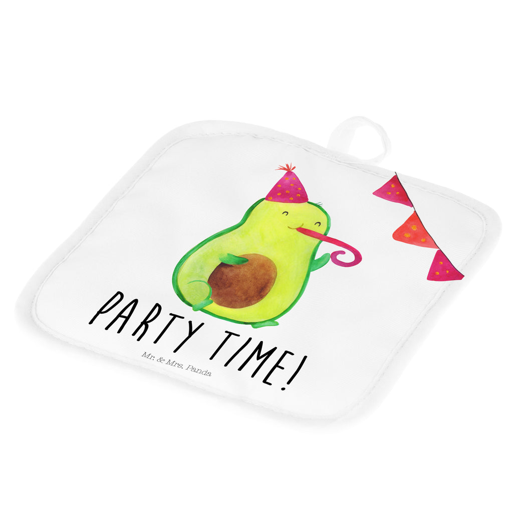 2er Set Topflappen  Avocado Party Time Topflappen, Topfuntersetzer, Ofenhandschuh, Topflappen Set, Topflappen lustig, Topflappen mit Spruch, Avocado, Veggie, Vegan, Gesund