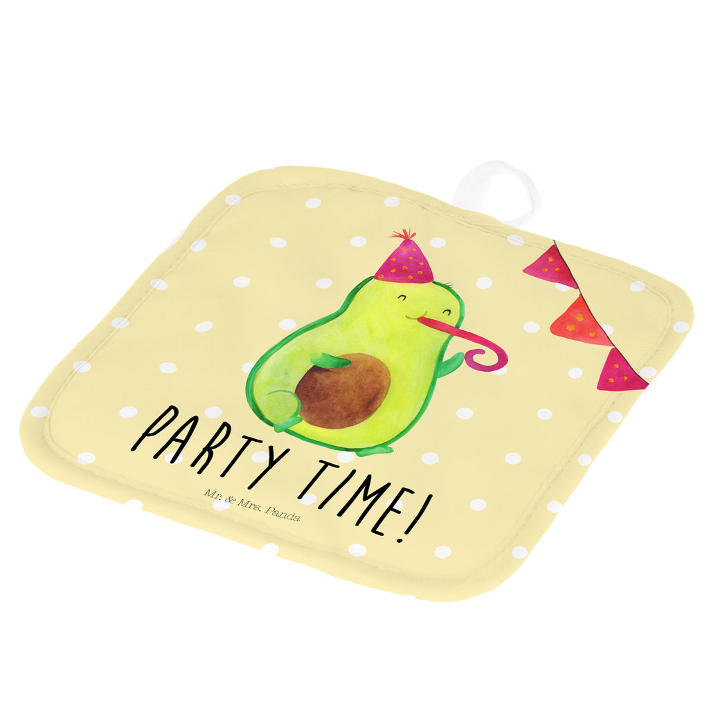 2er Set Topflappen  Avocado Party Time Topflappen, Topfuntersetzer, Ofenhandschuh, Topflappen Set, Topflappen lustig, Topflappen mit Spruch, Avocado, Veggie, Vegan, Gesund