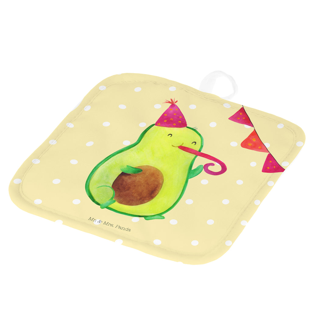 2er Set Topflappen  Avocado Party Time Topflappen, Topfuntersetzer, Ofenhandschuh, Topflappen Set, Topflappen lustig, Topflappen mit Spruch, Avocado, Veggie, Vegan, Gesund