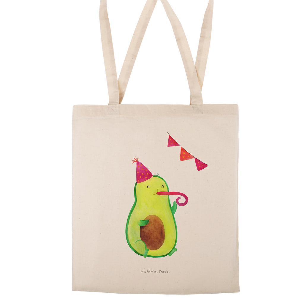 Tragetasche Avocado Party Time Beuteltasche, Beutel, Einkaufstasche, Jutebeutel, Stoffbeutel, Avocado, Veggie, Vegan, Gesund
