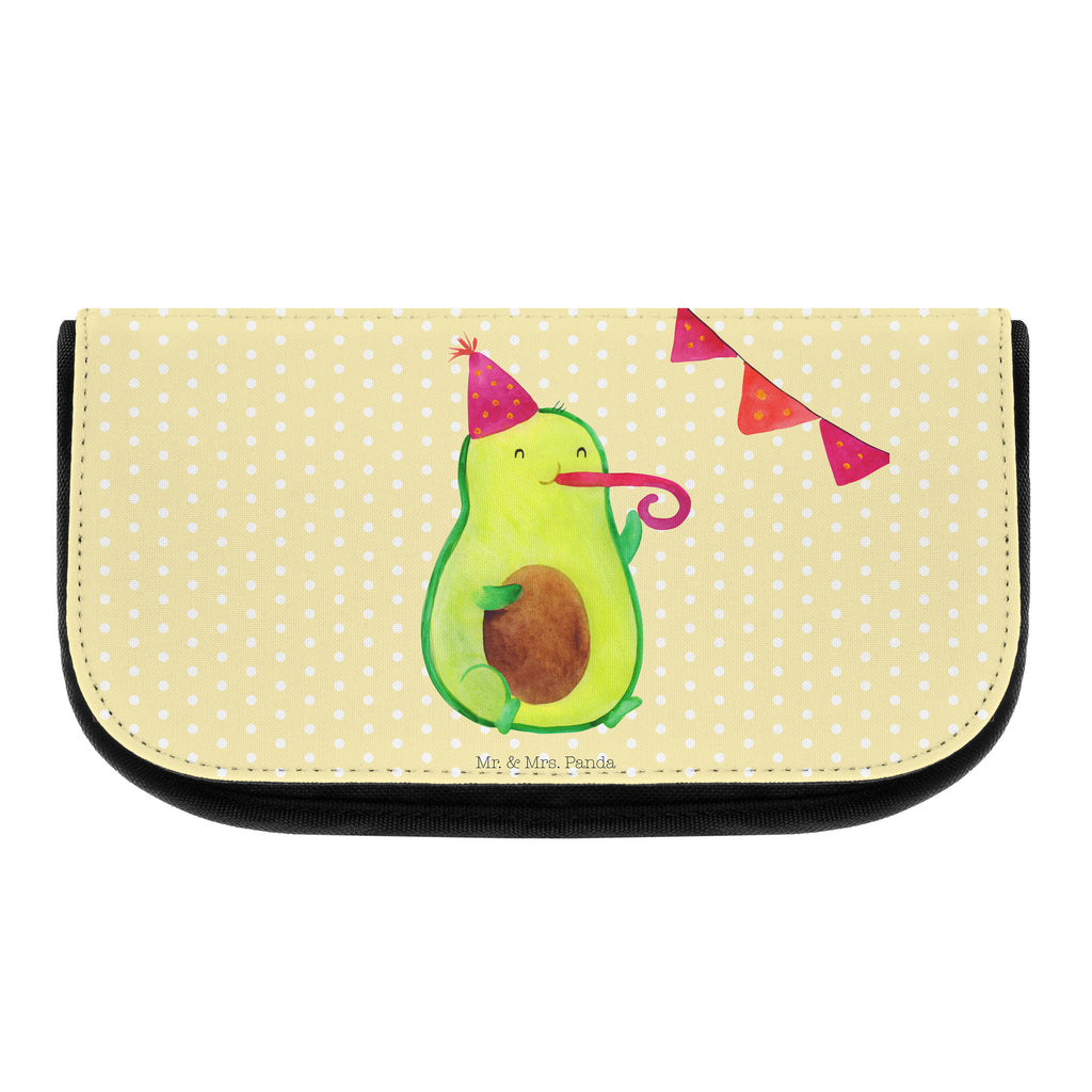 Kosmetiktasche Avocado Party Time Kosmetikbeutel, Kulturtasche, Kulturbeutel, Schminktasche, Make-Up Tasche, Avocado, Veggie, Vegan, Gesund