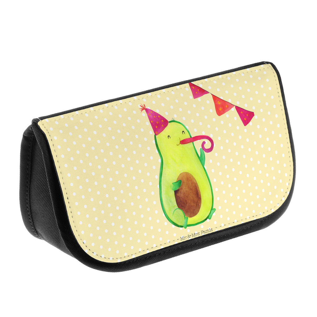 Kosmetiktasche Avocado Party Time Kosmetikbeutel, Kulturtasche, Kulturbeutel, Schminktasche, Make-Up Tasche, Avocado, Veggie, Vegan, Gesund