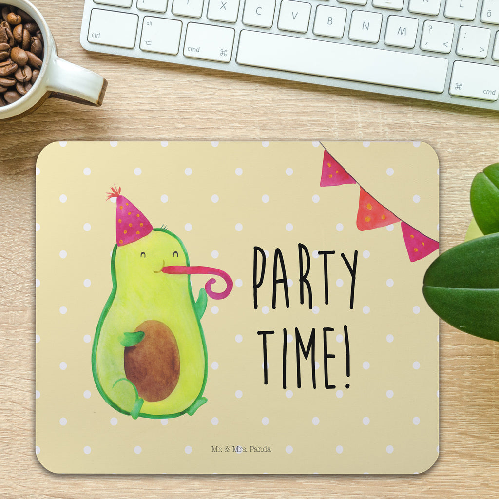 Mauspad Avocado Party Time Mousepad, Computer zubehör, Büroausstattung, PC Zubehör, Arbeitszimmer, Mauspad, Einzigartiges Mauspad, Designer Mauspad, Avocado, Veggie, Vegan, Gesund