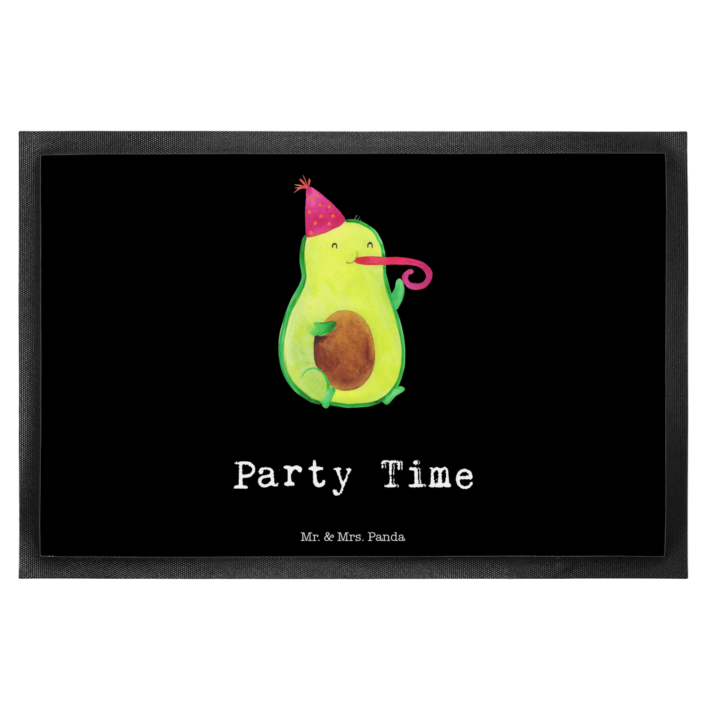 Fußmatte Avocado Party Time  Türvorleger, Schmutzmatte, Fußabtreter, Matte, Schmutzfänger, Fußabstreifer, Schmutzfangmatte, Türmatte, Motivfußmatte,  Haustürmatte, Vorleger  Avocado, Veggie, Vegan, Gesund