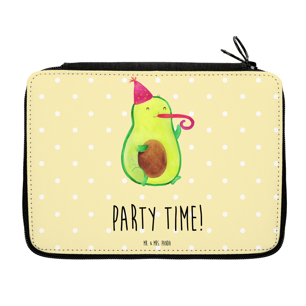 Federmappe Avocado Party Time Federmappe, Stiftetasche, Stifte Etui, Schule, Einschulung, Geschenk, Kind, Schüler, Schülerin, Stifterolle, Federmäppchen, Motiv, Grundschule, Federmäppchen bedruckt, Büro Stifte Etui, Bestückte Federmappe, Kinder Federmappe, Federmappe Einschulung, Avocado, Veggie, Vegan, Gesund