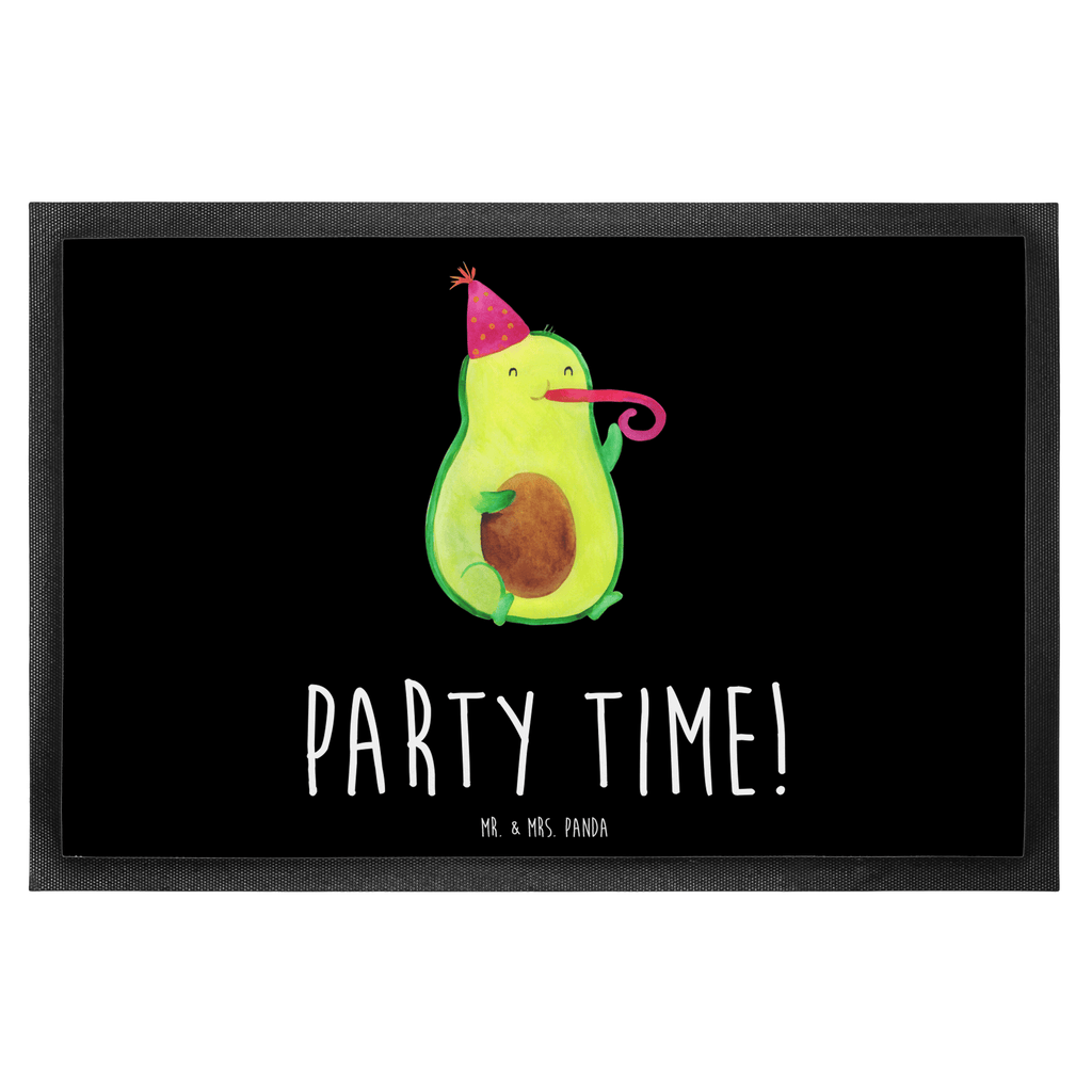 Fußmatte Avocado Party Time  Türvorleger, Schmutzmatte, Fußabtreter, Matte, Schmutzfänger, Fußabstreifer, Schmutzfangmatte, Türmatte, Motivfußmatte,  Haustürmatte, Vorleger  Avocado, Veggie, Vegan, Gesund