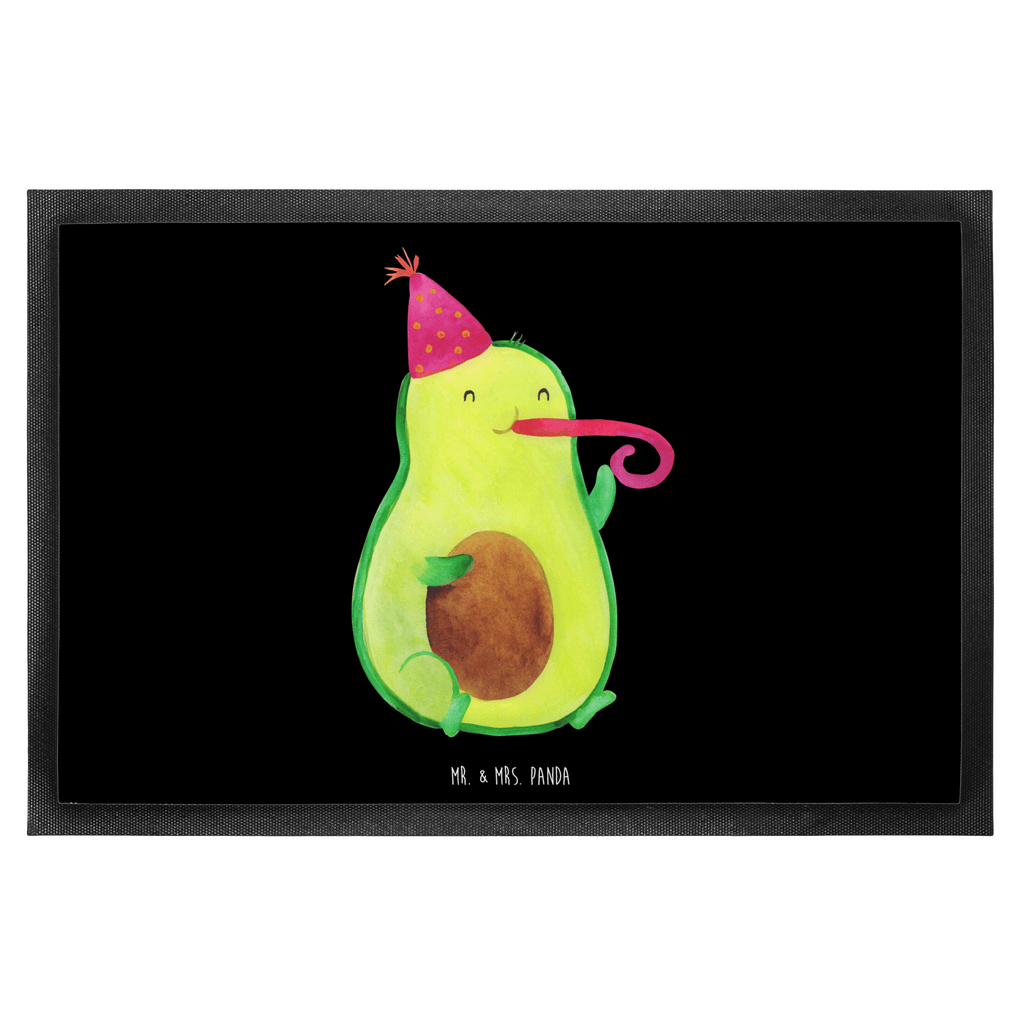 Fußmatte Avocado Party Time  Türvorleger, Schmutzmatte, Fußabtreter, Matte, Schmutzfänger, Fußabstreifer, Schmutzfangmatte, Türmatte, Motivfußmatte,  Haustürmatte, Vorleger  Avocado, Veggie, Vegan, Gesund