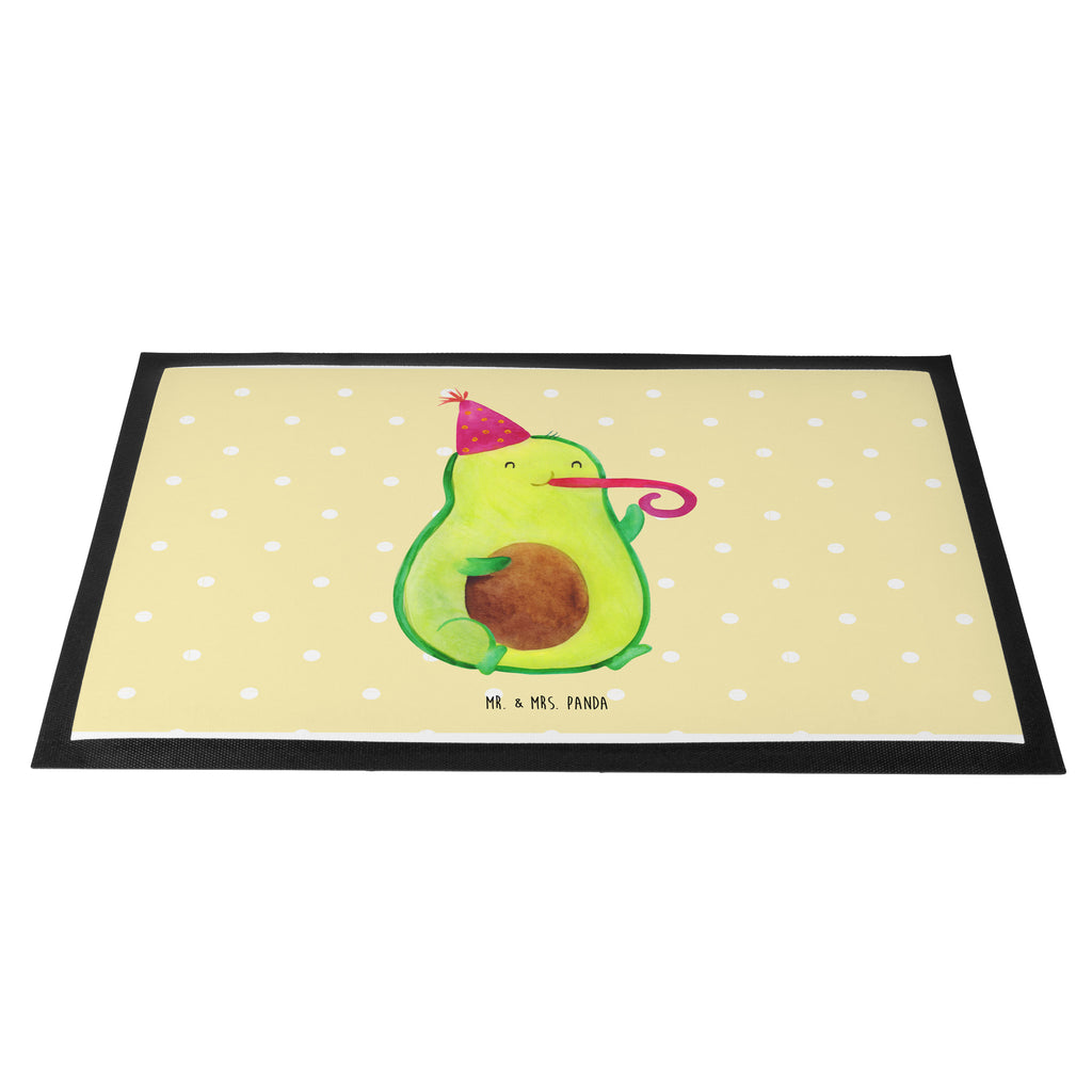 Fußmatte Avocado Party Time  Türvorleger, Schmutzmatte, Fußabtreter, Matte, Schmutzfänger, Fußabstreifer, Schmutzfangmatte, Türmatte, Motivfußmatte,  Haustürmatte, Vorleger  Avocado, Veggie, Vegan, Gesund