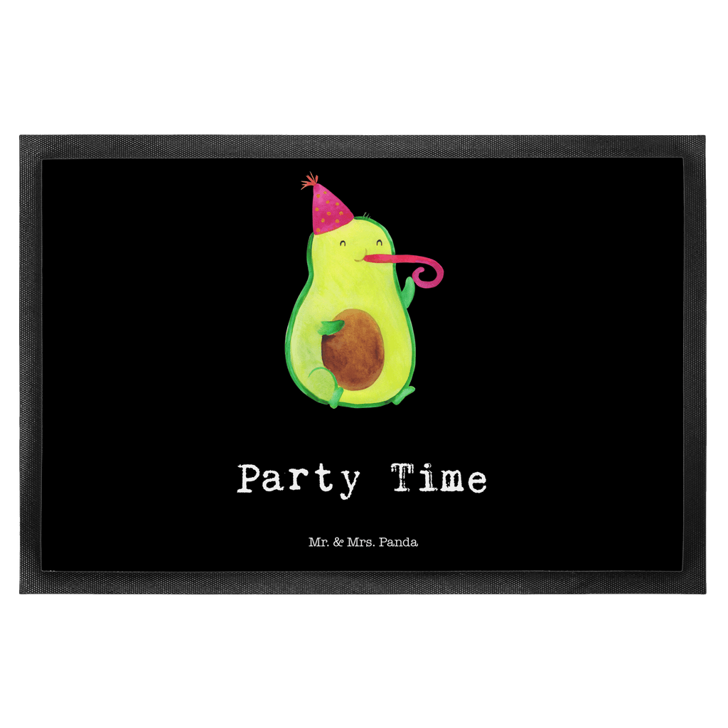 Fußmatte Avocado Party Time  Türvorleger, Schmutzmatte, Fußabtreter, Matte, Schmutzfänger, Fußabstreifer, Schmutzfangmatte, Türmatte, Motivfußmatte,  Haustürmatte, Vorleger  Avocado, Veggie, Vegan, Gesund