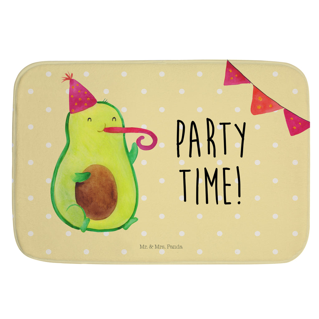 Badvorleger Avocado Party Time Badematte, Badteppich, Duschvorleger, Badezimmerteppich, Badezimmermatte, Badvorleger, Duschmatte, Duschteppich, Avocado, Veggie, Vegan, Gesund
