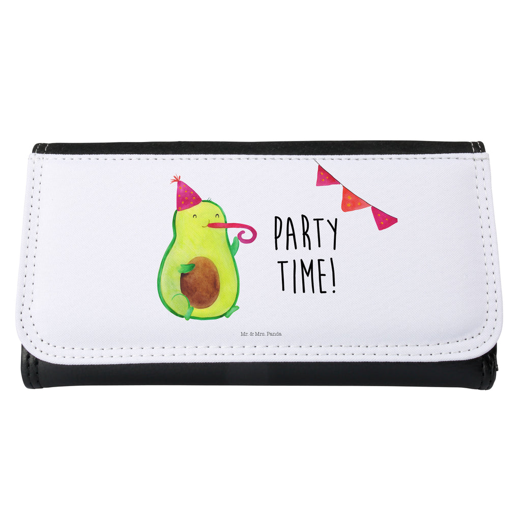 Damen Portemonnaie Avocado Party Time Portemonnaie, Portemonee, Geldbörse, Damen, Groß, XXL, Geldbeutel, Portemonnaies, Avocado, Veggie, Vegan, Gesund